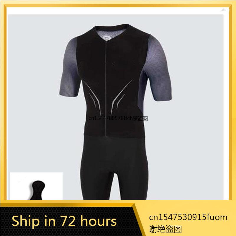 

Racing Sets Manufacturer Custom Cycling Triathlon Clothing Short Sleeves Tri Suit For Men Breathable Professional Jumpsuit Suits