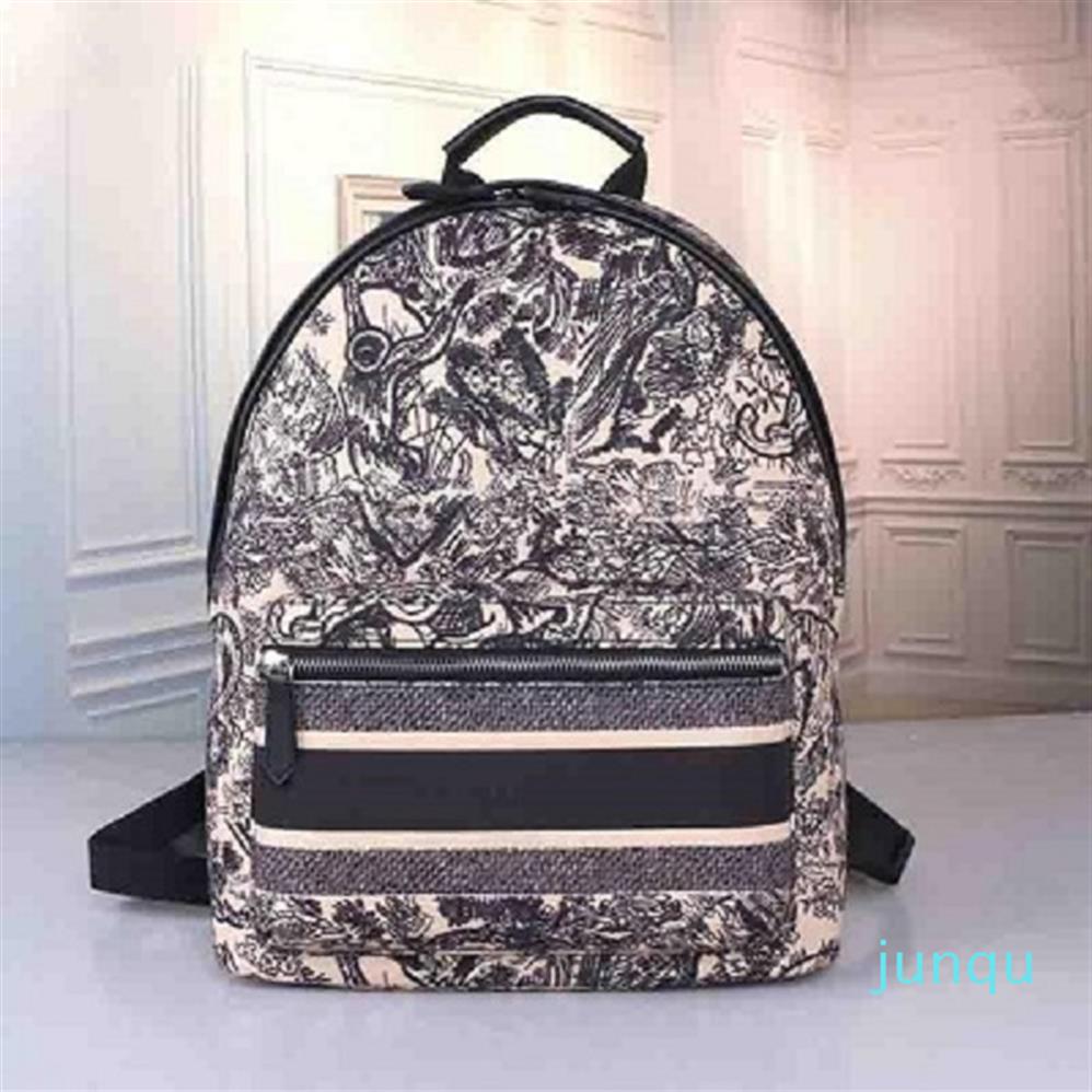 

Backpack Fashion Printed handbags Unisex School Bag High Quality Womens School Backpack Mens Double Shoulder Bags273h, Color