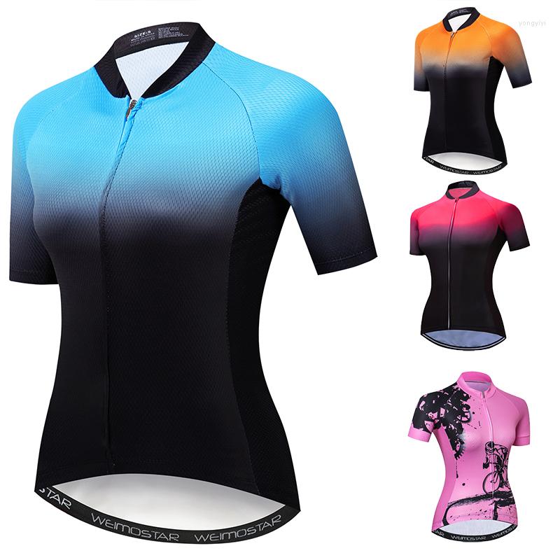 

Racing Jackets Cycling Jersey For Women Ladies Short Sleeve MTB Dirt Bike Shirt Clothing Mountain Wear Road Bicycle Tops Apparel Jacket, 7004