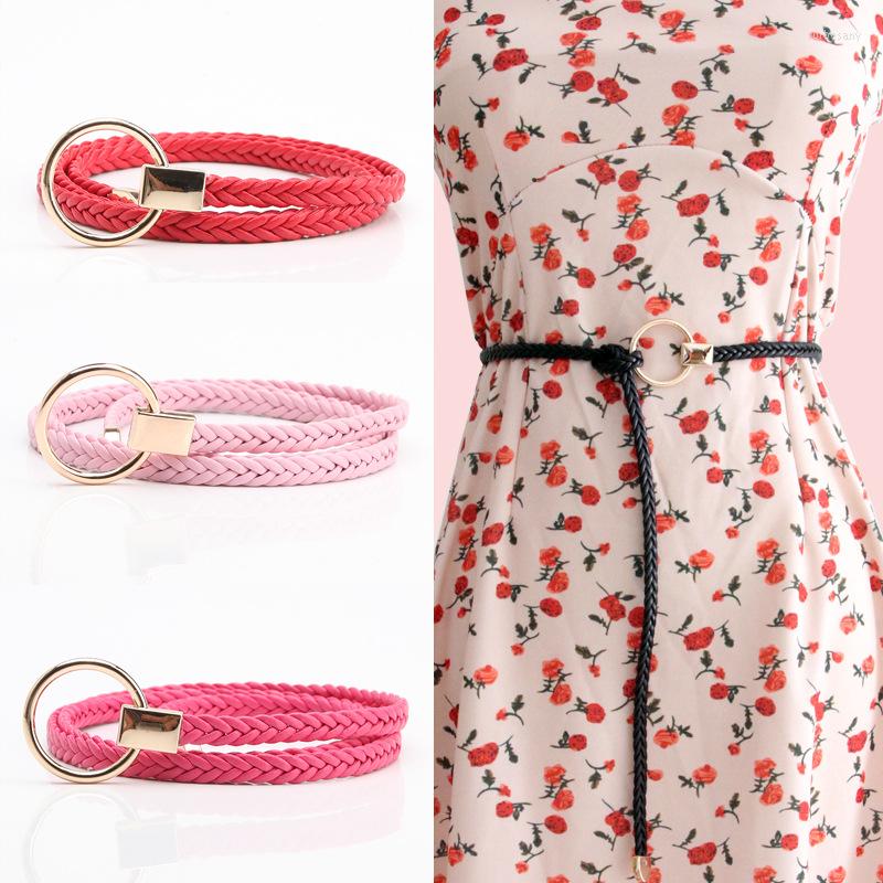 

Belts Ladies Thin Belt Hand-woven Dress Decoration Versatile Casual Wholesale, Black