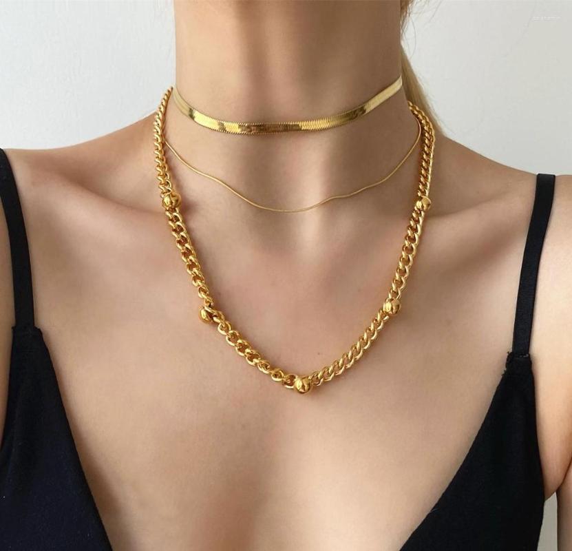 

Chains Retro Minimalist Light Luxury Niche Stacked Collarbone Choker