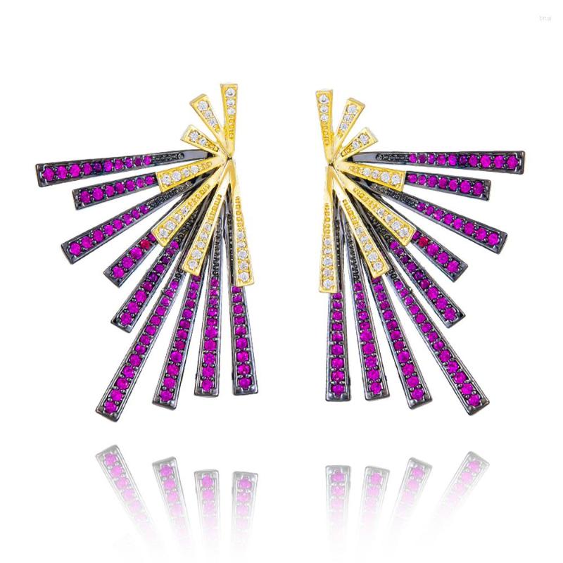 

Dangle Earrings GODKI Luxury Sparkling For Women Nigerian Style Full Cubic Zirconia Inlaid Drop Statement Jewelry