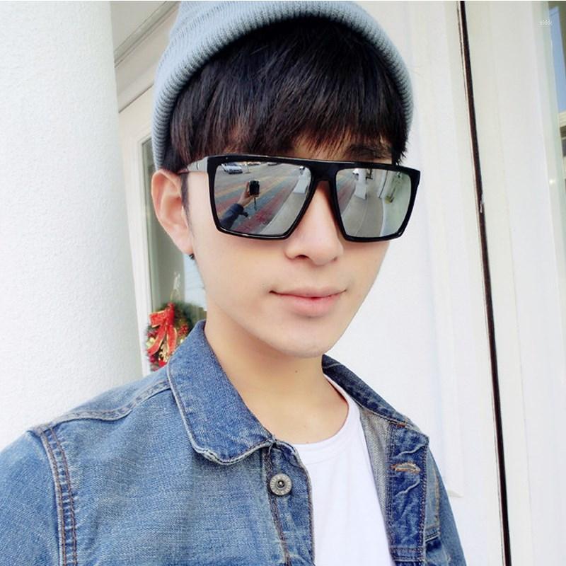 

Sunglasses Oversized Square For Women Mirror Sun Glasses Men Vintage Eyewear Male Female UV400