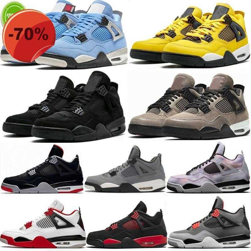 

2022 Basketball Shoes 4 Man Woman Mens Sneakers 4s White Oreo Sail Cool Grey University Blue Fire Red Thunder Bred Zen Master Black Cat Pure, 35