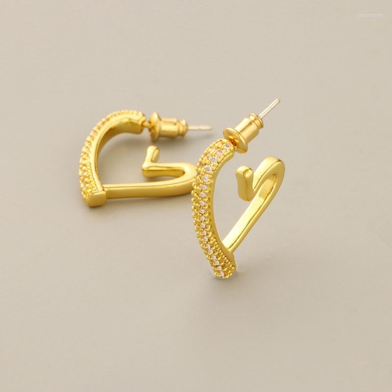 

Dangle Earrings LONDANY Heart-shaped Diamond-encrusted Fashion Women's Love