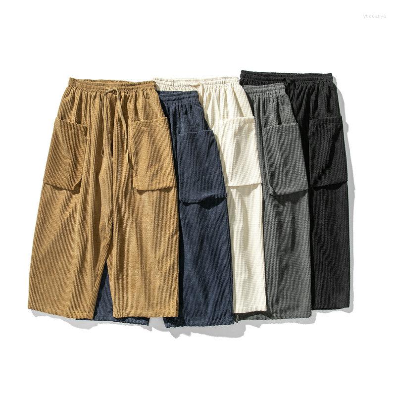 

Men's Pants Streetwear Men's Wied Leg Loose Solid Color Trousers Male Oversized Harem Fashion Woman Cargo 5XL, Beige