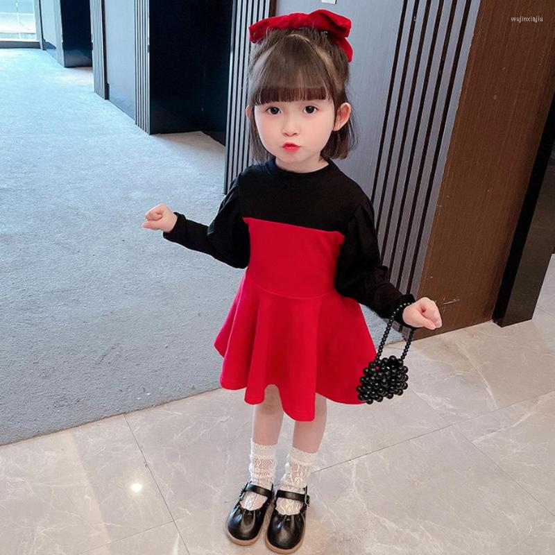 

Girl Dresses For Girls Patchwork Child Dress Spring Autumn Casual Style Clothes, Y4j5748-2