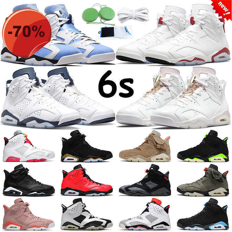 

Basketball Shoes Sports Sneakers Red Oreo Retro University Blue Midnight Navy Bordeaux Carmine Electric Green Outdoor Mens Jumpman 6, # 1