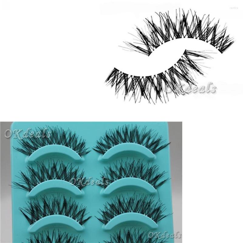

False Eyelashes 5 Pairs Natural Soft Eye Lashes Makeup Handmade Thick Fake