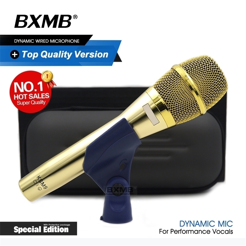 

Microphones Special Edition KSM9 Professional Dynamic Wired Microphone KSM9G Mic SuperCardioid For Performance Live Vocals Karaoke Stage 221022