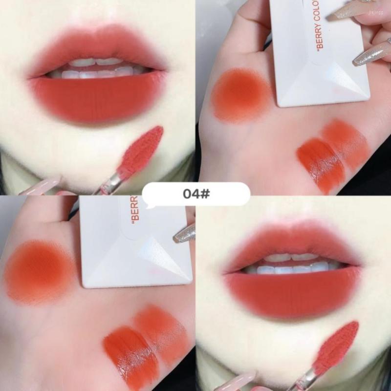 

Lip Gloss HUDAMOJI Matte Lipstick Velvet Sexy Red Tint Waterproof Long Lasting Lipgloss Glaze Makeup Korean Cosmetics, A01 lip gloss