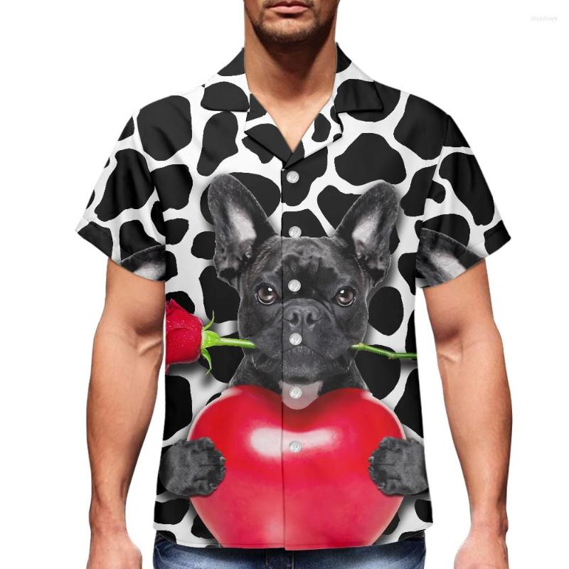 

Men' Casual Shirts Animal Texture Graphic Printing Puppy Shirt 2022 Style Men' Cuban Summer Short Sleeve Lapel Vacation Beach, Ysfa2806-1f16-2xs-7