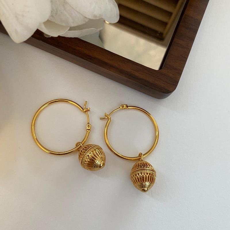 

Dangle Earrings LONDANY Small Lantern Shape Earring Design Art Vintage Large Circle