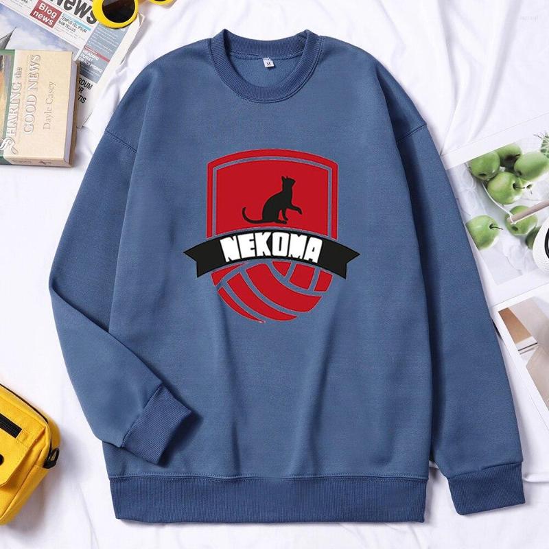 

Men's Hoodies Japanese Anime Haikyuu Men Arasuno High School Sweatshirts Nekoma Volleyball Club Hoodie Streetwear Pullovers Tops, Brick red