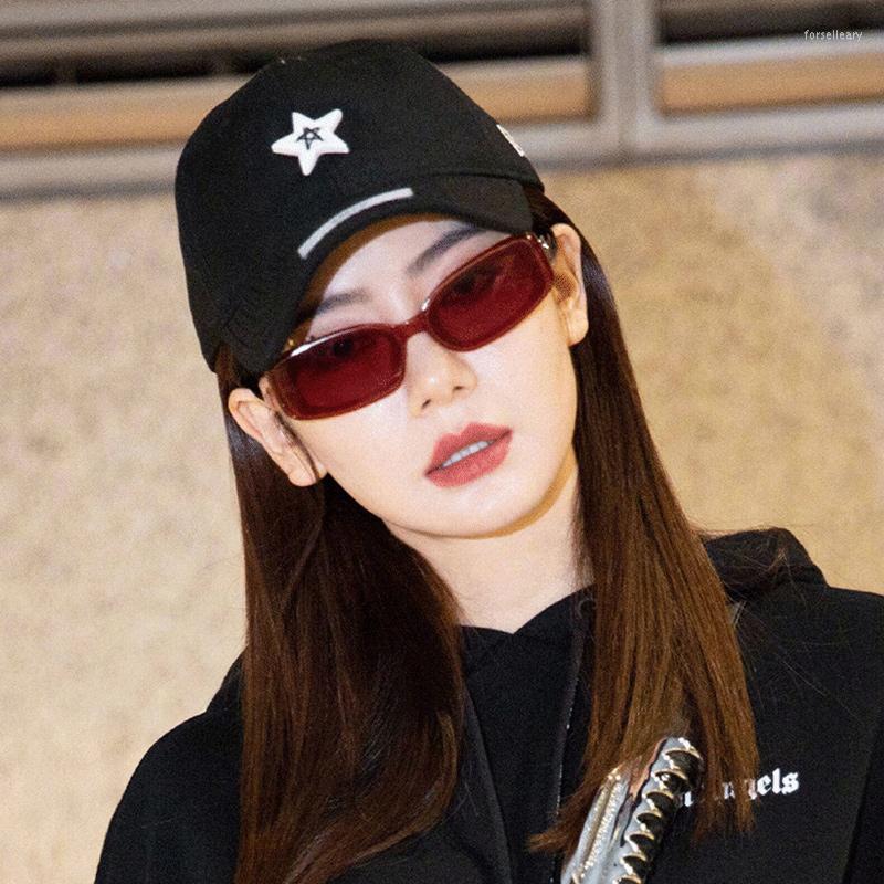 

Sunglasses Mainstream Trend Products 2022 Ladies Gothic Small Rectangular Quai Feminino 2185