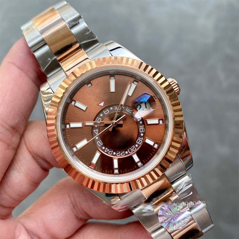 

sky dweller Mens Automatic Watch Automatic 2813 movement RELOJ HOMBRE datejust Watches Stainless Steel 41mm Luminous Waterproof rlx Wristwatches Gifts dhgates, G15