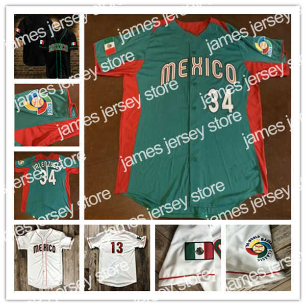 

Baseball Jerseys Custom Team Baseball Mexico World Classic Jersey Adrian Gonzalez Luis Urias Alcides Escobar Yovani Gallardo Jaime Garcia Sergio Romo Brandon, Men green