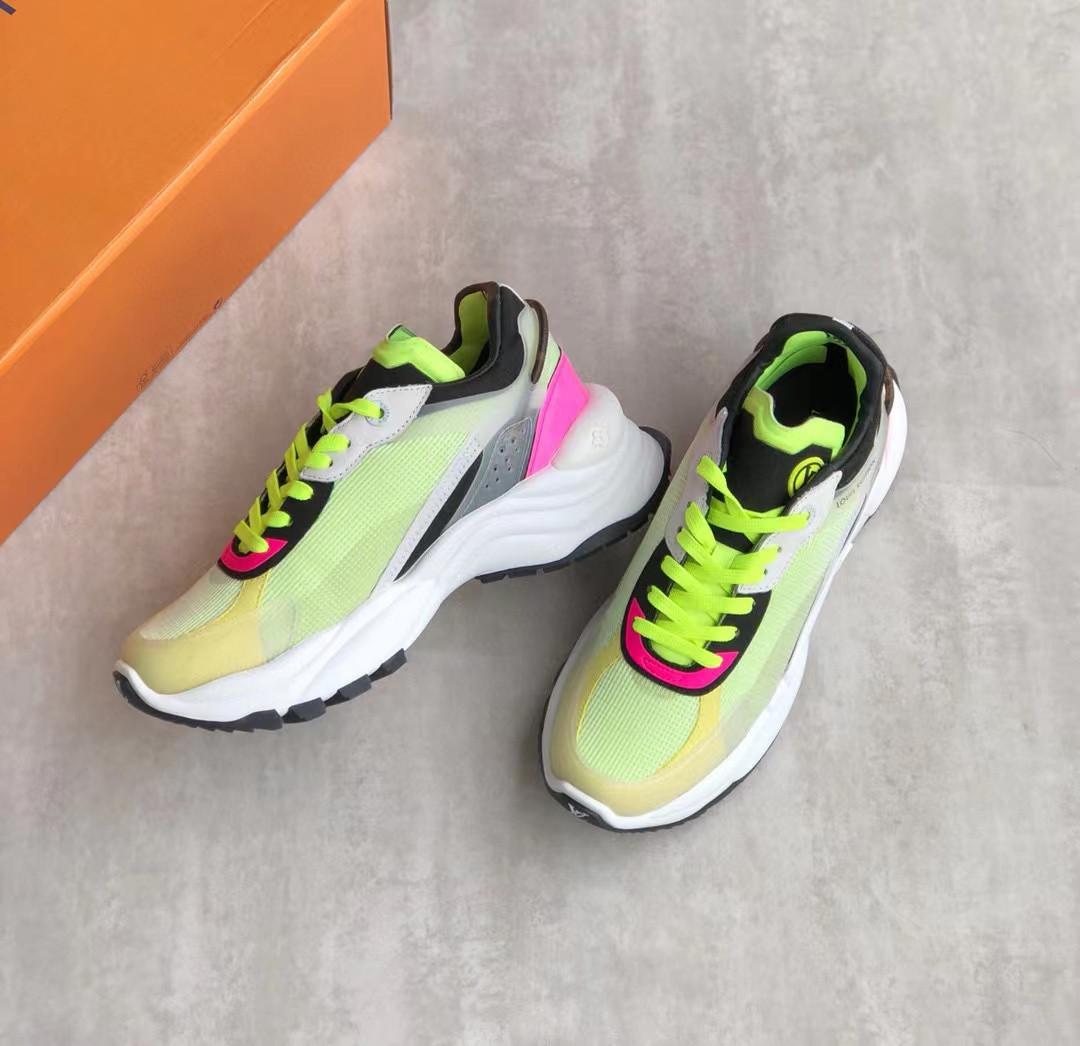 

New Ladies RUN 55 Sneakers 1A9H65 Canvas Back Strap 1A9H5B Women's running shoes breathable mesh soft sole
