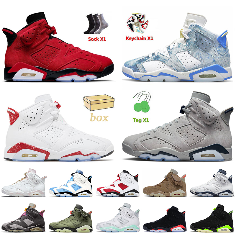 

Jumpman 6 Toro Denim 6s Basketball Shoes With Box Georgetown Black Infrared Jorden6s Midnight Navy Jorda VI Jorden Mint Foam Cactus Jack Women Mens Trainers Sneakers, C41 midnight navy 40-47