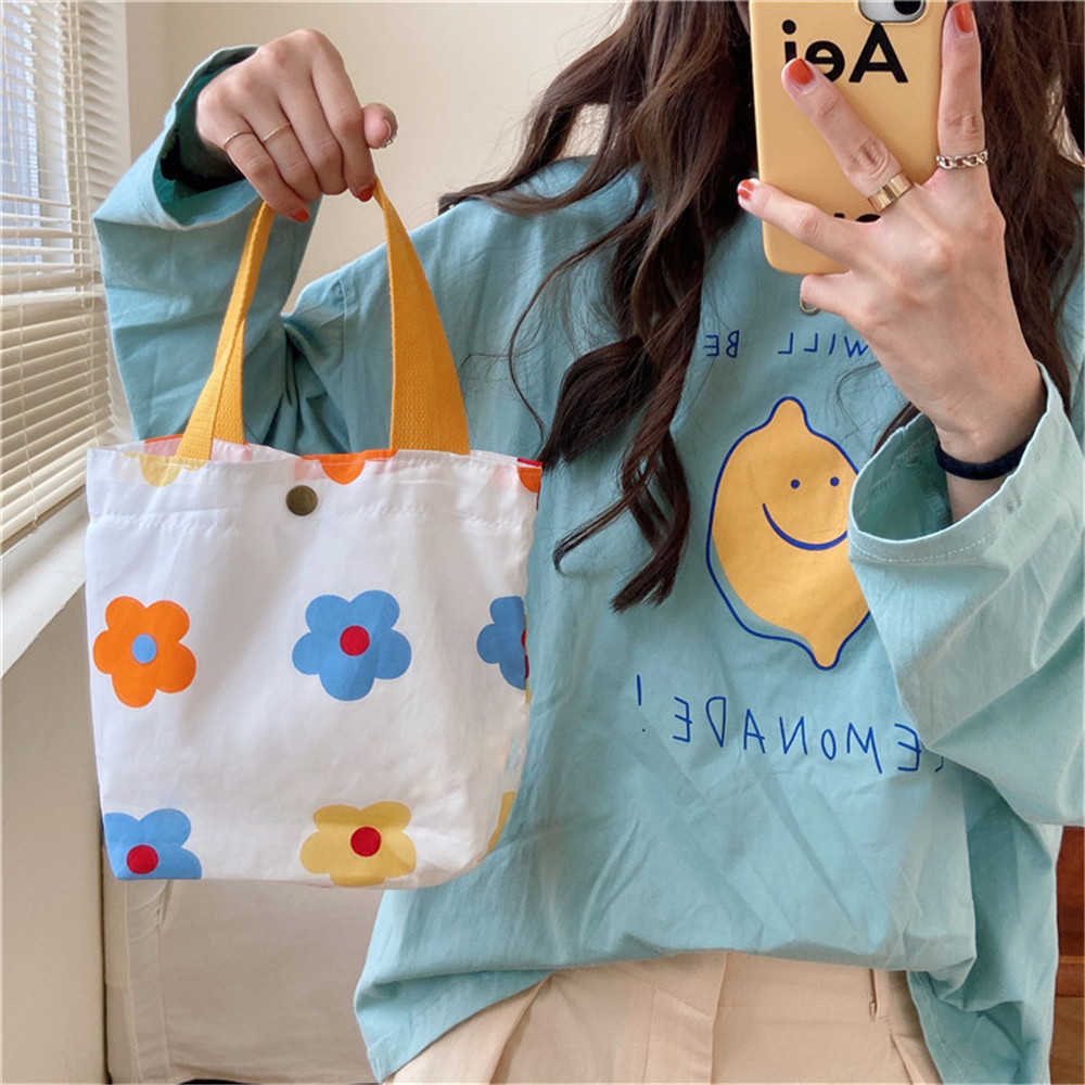 

Shopping Bags Floral Mini Canvas Shopping Handbags Fmale Reusable Foldable Tote Bags Women Canvas Shoulder Bags Female Ulzzang Funny Eco T221022, B-4
