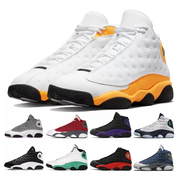 

men Jumpman 13 13S Basketball Shoes Mens High Flint Bred Island lucky Green Red Dirty Hyper Royal Starfish He Got Game OG Black Cat Court Purple Grey Toe Sneakers