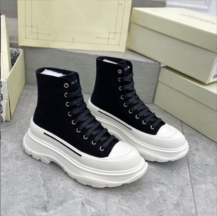 

Sneakers Slick Boot Canvas Shoes Platform Trainers Boots Walking Shoes Low Top Deck Tread Lace-Up Rubber Soles Womens Men Ladies Sneaker, Pink