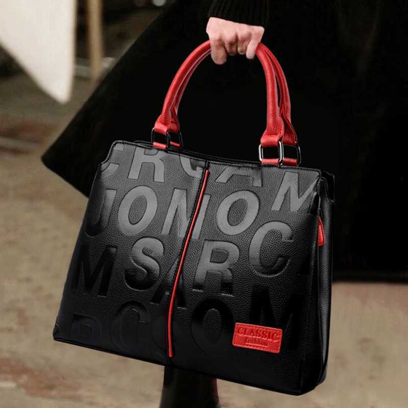 Luxury Designer Handbag Ladies High Quality Leather Letter Shoulder s for Women 2022 Large Capacity Crossbody Tote Bag