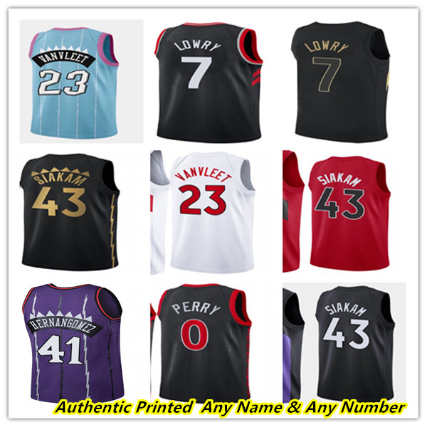 

Printed Toronto Basketball Jerseys Pascal Siakam Fred VanVleet Gary Trent Jr. Scottie Barnes O.G. Anunoby Precious Achiuwa Tracy McGrady Vince Carter Koloko Banton, Man black