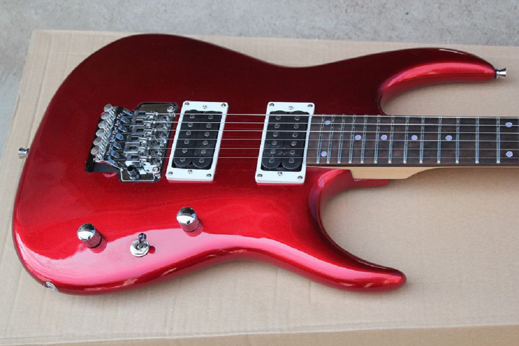

Red Beauty JEM 7V Ibaz Tremolo Electric Guitar Chrome Hardware