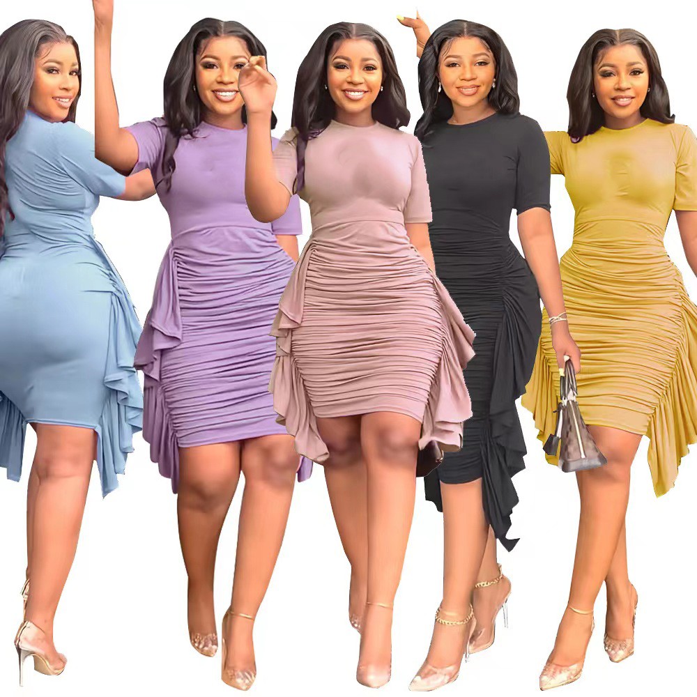 

Luxury Designer Shirt Dresses for Women 2022 Chic and Elegant Party Night Female Casual African Clothing Birthday Casual Brand Outfits, Gray-oq349