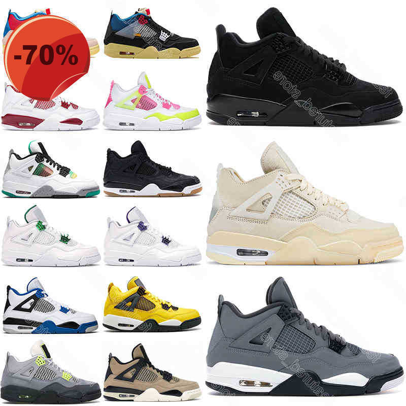 

7-13 White Oreo 4s Desert Moss Basketball Shoes For Men Women 4 University Blue #39 Taupe Haze Bred Sail Court Purple Mens Trainers Sport, #24