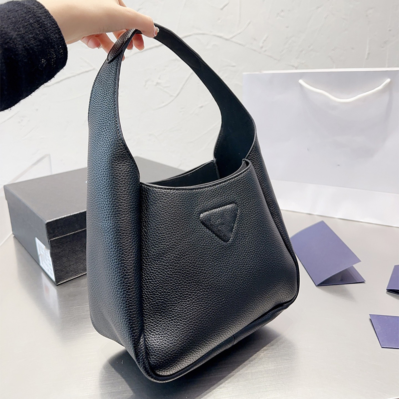 

totes designer bag shopping handbag womens bag pochette tote luxury shoulder bags purse genuine real leather messenger wallet purses, Black