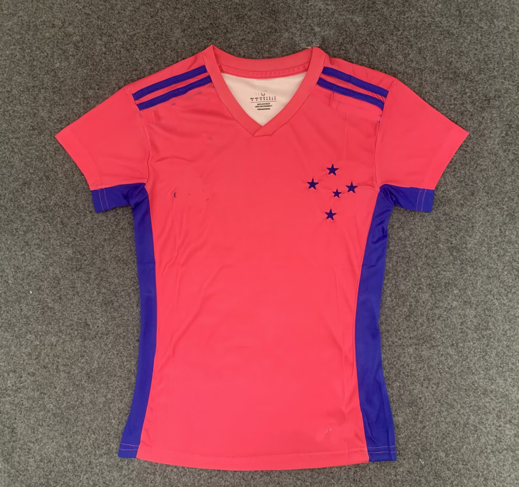 

2022 Cruzeiro ROMULO GIOVANNI Women pink Soccer Jerseys WAGUININHO SIDNEI ADRIANO MACHADO OLIVEIRA MAICON EDU Home Away 3rd Football Shirts Short Sleeve, Woman pink
