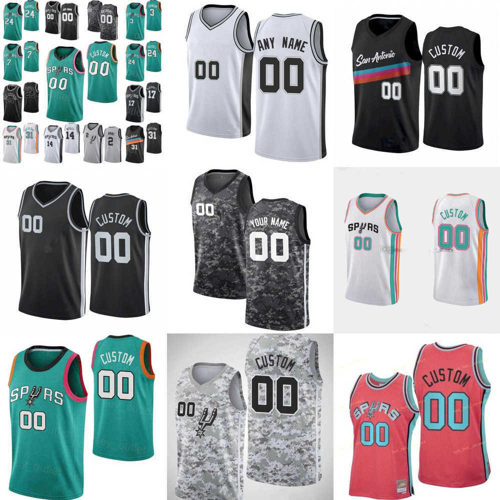 

Men Women Youth San Antonio''Spurs''Custom 31 Keita Bates-Diop 33 Tre Jones 23 Zach Collins 18 Isaiah Roby 11 Joshua Primo Basketball Jerseys, Colour