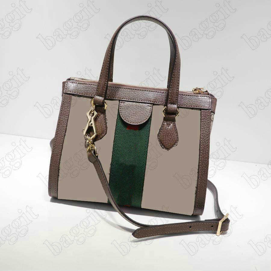 

Fashion handbags Ophidia Small Medium Tote Handle Bag Beige Canvas Leather Italy Brand Green and Red Web Stripe Designer Womens Handbag Crossbody Purse