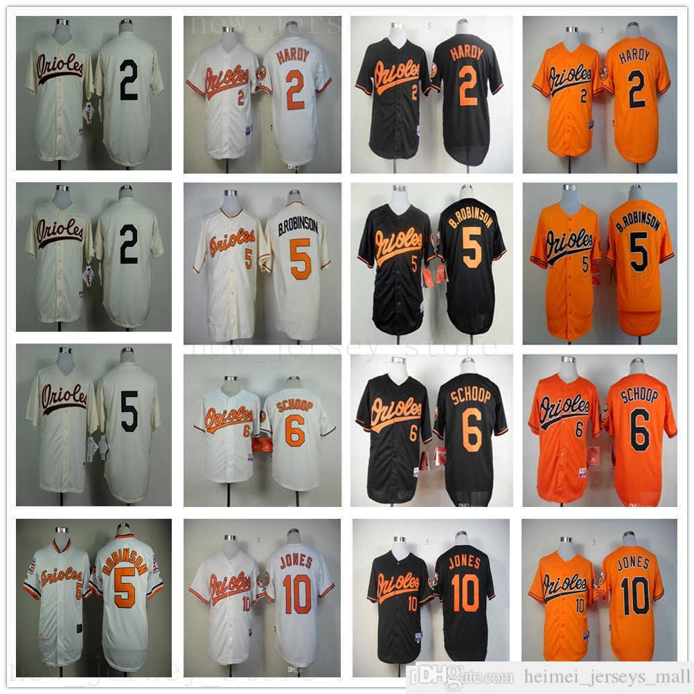 

Custom 2019th Mens Women Youth Baseball 6 Jonathan Schoop Jersey Kids Stitched 2 J. J. Hardy 10 Adam Jones 5 B.Robinson Jersey