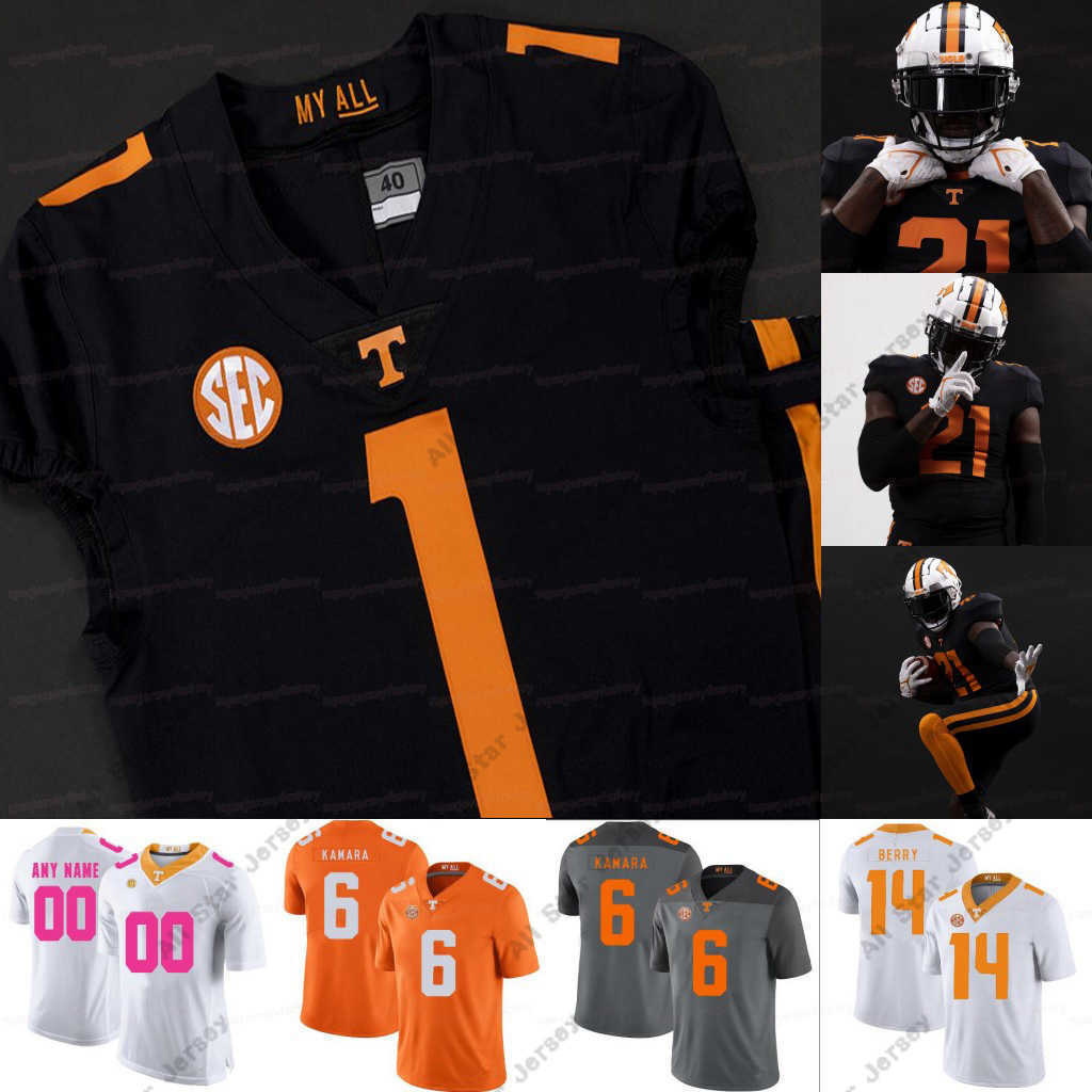 Ain Kamara Tennessee Volunteers Camiseta de fútbol americano universitario Hendon Hooker Javonta Payton Joe Milton Iii Tiyon E Velus Jones Jr. Jabari