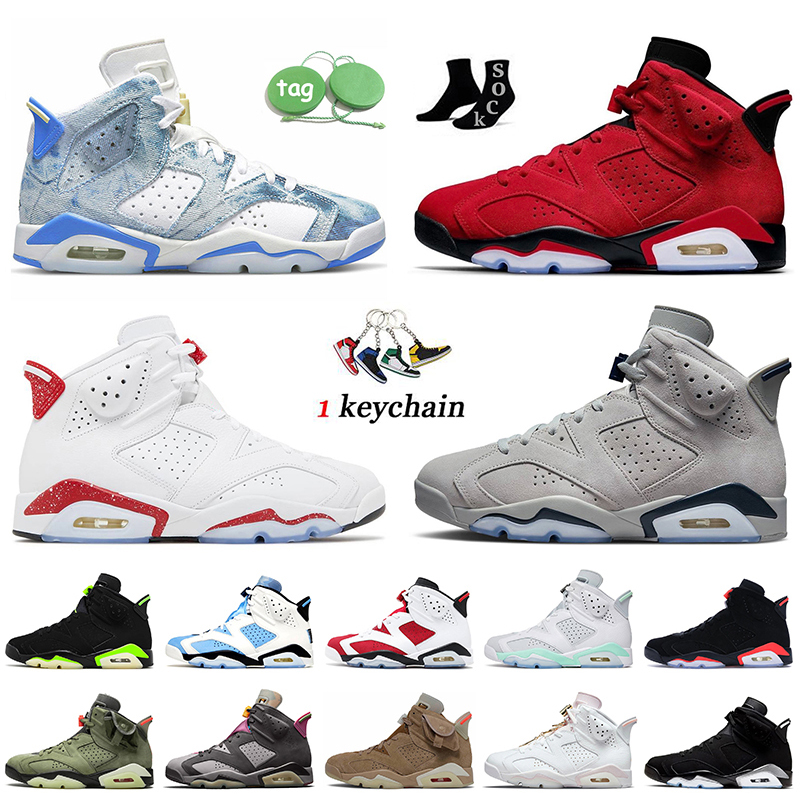 

Wholesale Jumpman 6 Basketball Shoes 6s Washed Denim Toro Georgetown Red Oreo Black Infrared UNC Mint Foam Bordeaux Midnight Navy Sports Trainers Sneakers Size 36-47, C36 gold hoops 36-47