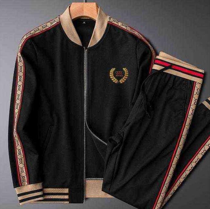 

Designer Mens Tracksuits zipper Fashion Brand Men Suit letter loose men Sportswear Casual Style Suits Two-Piece asian size 2XL 3XL, Hi