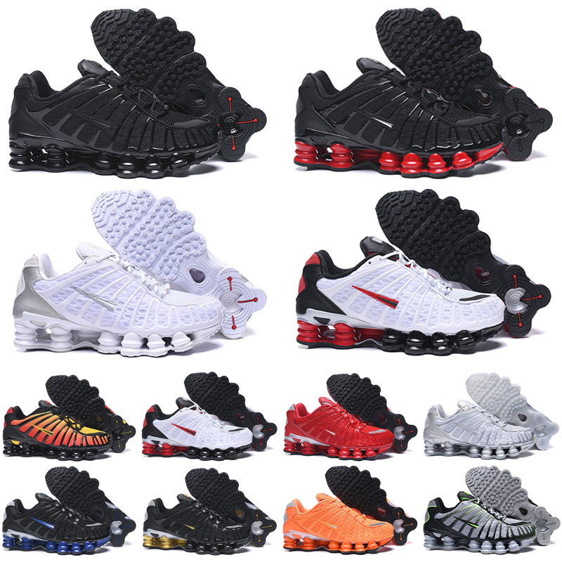 

TL Running Shoes sho NZ R4 Clay Orange Triple Black Blue Metallic Silver Sunrise University Red White mens trainers sports sneakers size, Color 2