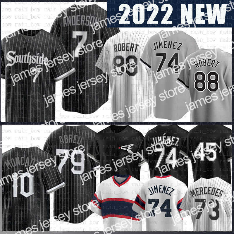 

Baseball Jerseys Custom White Sox Baseball Jersey Tim Anderson Eloy Jimenez Jose Abreu Luis Robert Yoan Moncada Bo Jackson Lucas Giolito Yermin Mercede, Mens(baiwa)