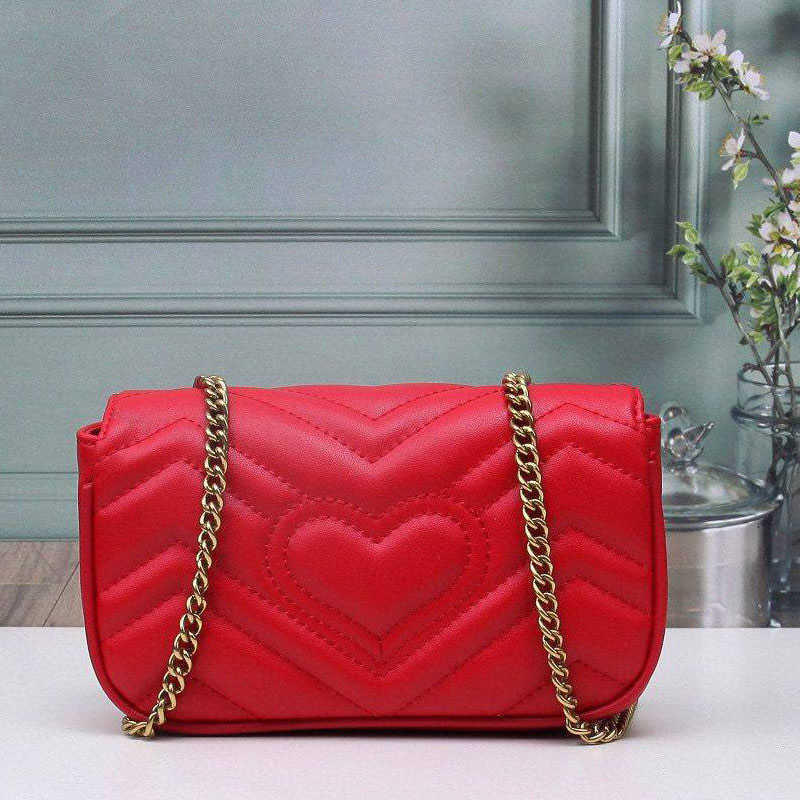 

Fashion handbags Super Mini Dhl Fast Nano Women Flap Shouldr Bags Real Genuine Leather Bag Nude Marmont Style Small Purses Crossbody Designer, Red