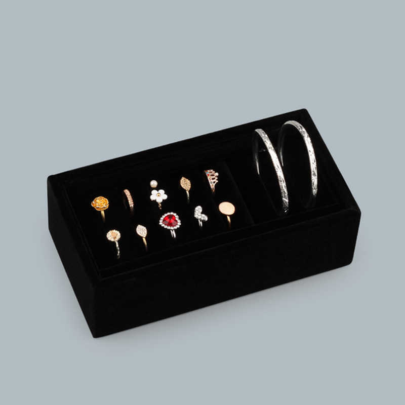 Boîtes à bijoux, plateau à bagues, 3 couleurs, Options, joli support de Bracelets mignons, rangement intelligent en velours élevé, offre spéciale