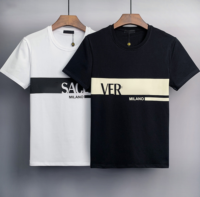 

men's and women's versage TOPS quality T-Shirts Embroidery hoodies pants polos TEES vercace Shirt apparelvs12, 22