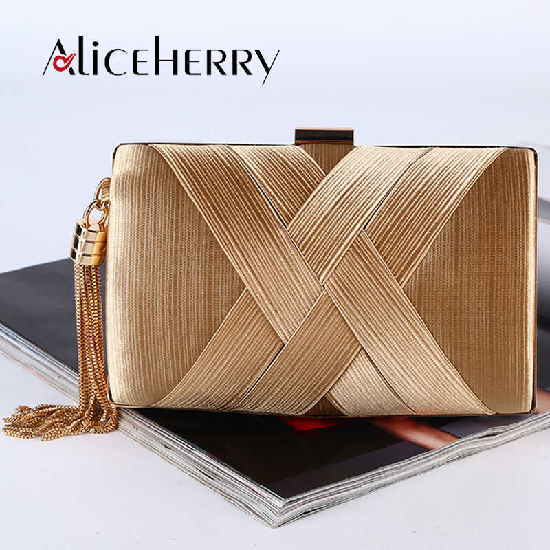 

Evening Bags Handmade Silk Elegant Bag Lady Satin Bridal Wedding Purse Party Messenger Tassels Clutch Gold Silver 221023, Blue