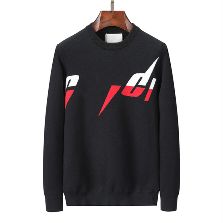 

Fashion Designer Sweatshirt Knitted Sweaters Men Women Loose Jumpers Luxury Casual Autumn Winter Warm Hoodie Sweater Embroidered Letters GZ28