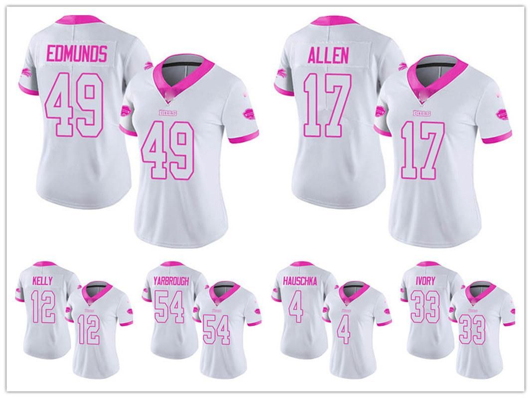 

College wear Jersey Buffalo''Bills''WOMEN White Football Rush Fashion''nfl