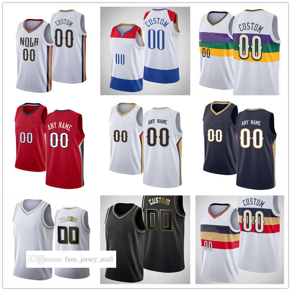 

Custom Printed 2023 New Orleans''Pelicans''New Basketball Jerseys McCollum Ingram Valanciunas Nance Graham Williamson Hayes Temple Lewis Murphy