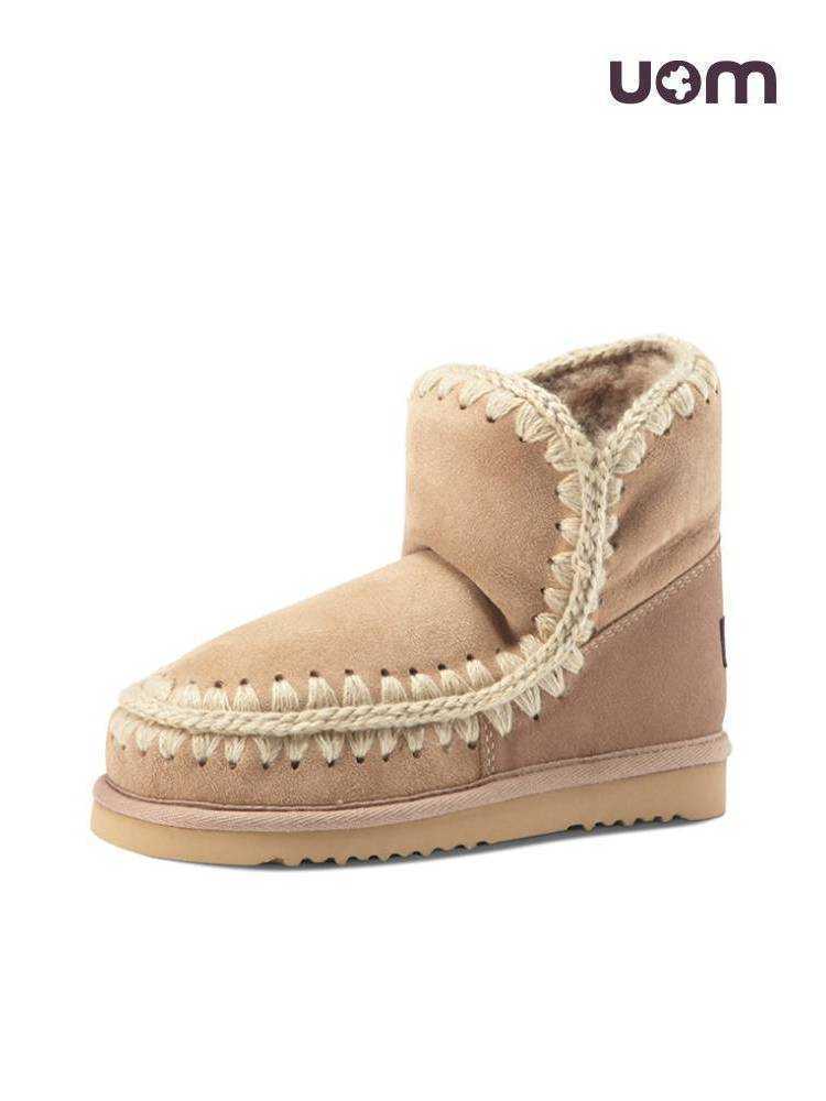 Brand Designer Boots Rain Mou Autumn Winter Women's Classic Snow Wool Integrated Warm Shoes ESKIMO18-CAM/NGRE