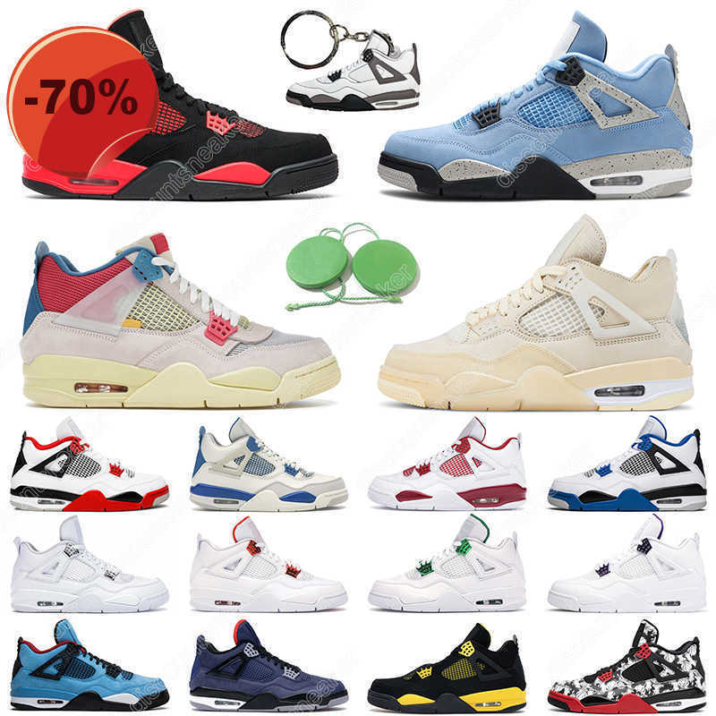 

Basketball Shoes Men Trainer Sports Sneakers Neon Black Cat White Cement Desert Moss Cool Grey 5.5-13 Mens 4S 4, Oreo